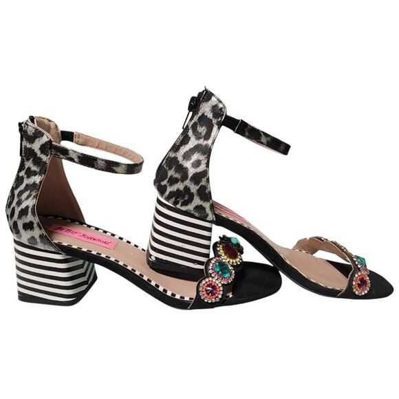 Betsey Johnson Shoes - Betsy Johnson Gabie Embellished Sandal Size 7.5